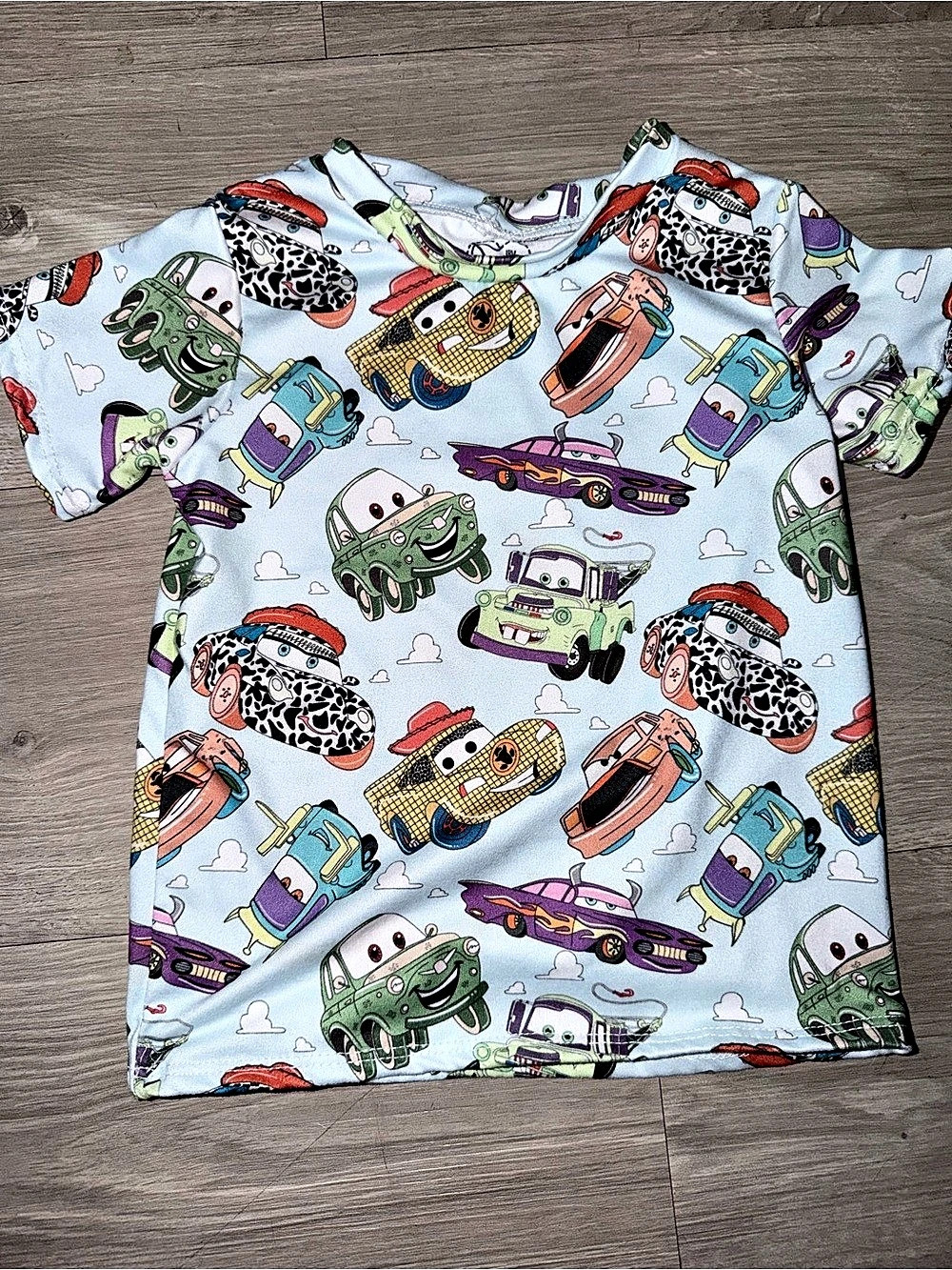 JBV Kids Short Sleeve Graphic Tee in Blue & Multicolor